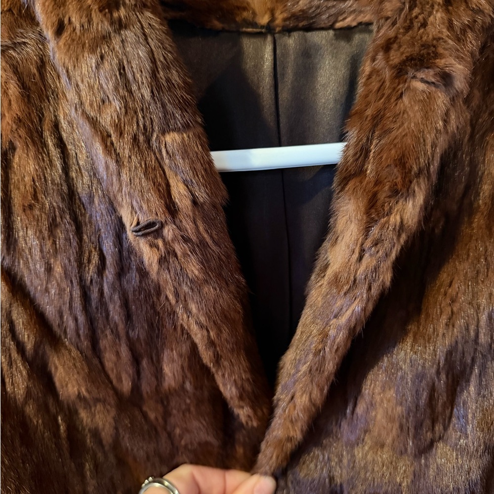 Final Sale!! Bundle! ✨VINTAGE✨ Real Fur (Squirrel/weasel) Coat - Picture 12 of 12